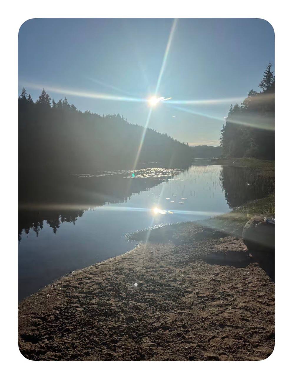 Soloppgang over Gislesjø